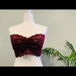 Laced Bandeau Top